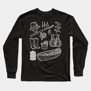 Fishing Time Minimalist Long Sleeve T-Shirt